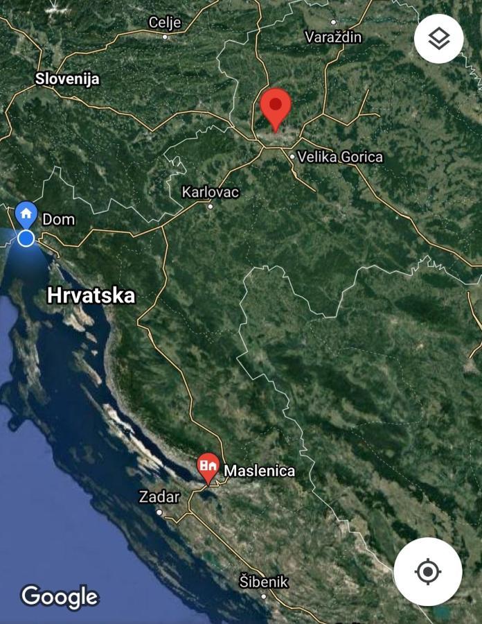 Appartamento Danisacroatia Maslenica Esterno foto